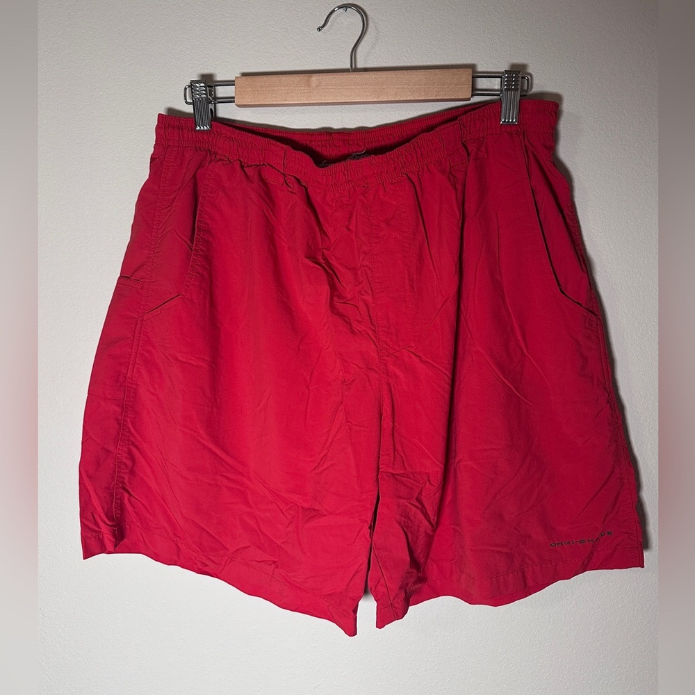 Columbia red bathing suit men’s size small
